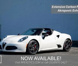 ALFA ROMEO 4C SPIDER 2020 ALFA ROMEO 4C CONVERTIBLE 2D