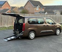 2020 VAUXHALL COMBO XL 1.2 PETROL WHEELCHAIR ACCESSIBLE VEHICLE DISABLED WAV