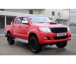 2013 TOYOTA HILUX HL3 D/CAB PICK UP 2.5 D-4D 4WD 144 PICK UP DIESEL MANUAL