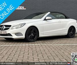 MERCEDES CLASSE E CABRIO E 220 MERCEDES-BENZ E-KLASSE CABRIO - 220 BLUETEC PRESTIGE | CLIMATE | CRUISE | NAVI | PDC | STOELVERWARMING |