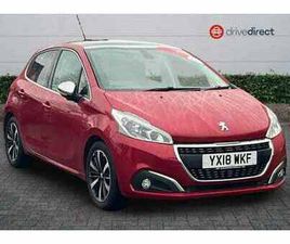 PEUGEOT 208 2018 PEUGEOT 208 1.2 PURETECH ALLURE PREMIUM HATCHBACK 5DR PETROL MANUAL EURO 6 (START/STOP) (82 PS HATC...
