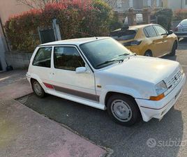 RENAULT SUPER 5 GT TURBO RENAULT R5 GT TURBO BIANCO PERLA
