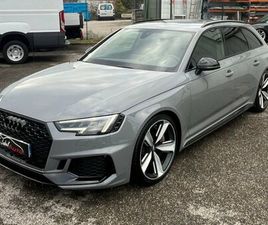 AUDI RS4 V AVANT V6 2.9 TFSI 450 QUATTRO 2ND MAIN CARBONE CERAMIQUE CHASSIS SPORT ECHAPPEMENT RS JA 20 AMBIANCE LED ENTRETIEN 100% GARANTIE 12 MOIS