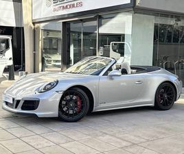 PORSCHE 911 CABRIOLET 991 CARRERA 4 GTS PORSCHE 911 CARRERA 4 GTS CABRIOLET