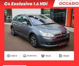 CITROEN C4 EXCLUSIVE 1.6 HDI 16V 110CH