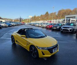 HONDA S660 S660 TURBO TARGA ROOF CONVERTIBLE KEI CAR YELLOW WITH BLACK TRIM
