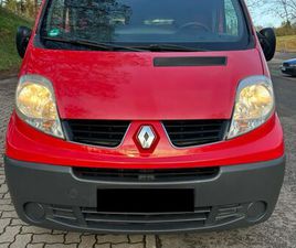 RENAULT TRAFIC TRANSPORTER BAUGLEICH WIE OPEL VIVARO KLIMA TÜV-NEU 1HAND