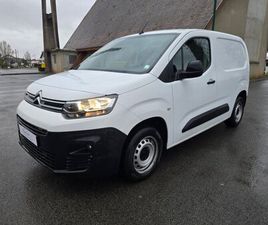 CITROEN BERLINGO SOCIETE CITROEN BERLINGO HDI 100 3 PLACES GPS CARPLAY FAIBLE KILOMÉTRAGE 10825 HT