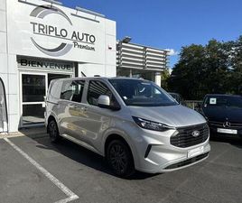 FORD TRANSIT CUSTOM 2.0 ECOBLUE - 170 - BVA FOURGON 300 L1H1 LIMITED TVA RECUPERABLE + GPS + ATTELAGE