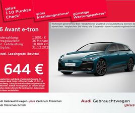 AUDI A6 E-TRON AVANT AUDI A6 AVANT E-TRON QU. S LINE EDITION ONE PANO/LUFT