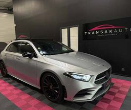 MERCEDES CLASSE A 180 D 7G-DCT AMG LINE + TOIT OUVRANT + CARPLAY + BURMESTER + SIÈGES CHAUFFANTS ÉLECTRIQUES + CAMÉRA