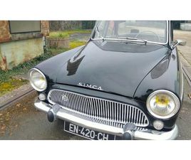 SIMCA ARONDE 1962 SIMCA ARONDE NOIR MANUEL, 4 VITESSES CONDUITE À GAUC...