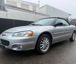 CHRYSLER SEBRING CABRIO 2.7 LX 2. HAND SCHECKHEFT HISTORY