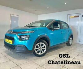 CITROEN C3 1.2I 82CV LIVE 2021 BLEU 58053KM AIRCO/CAPTEUR