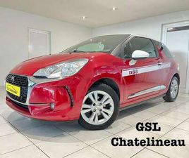 CITROEN DS3 1.2 82CV 2017 ROUGE 3 PORTES AIRCO/CRUISE/RADIO