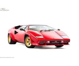 LAMBORGHINI COUNTACH 1984 LAMBORGHINI COUNTACH ROUGE MANUEL, 5 VITESSES CONDUI...