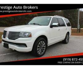 2017 LINCOLN NAVIGATOR SELECT 4X4 PEARL WHITE, BLIND SPOT, CARFAX!