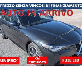 ALFA ROMEO GIULIA 2.2 160CV AT8 LED UNIPRO' *PREZZO VERO* KM CERTIF