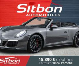 991 PHASE 2 CARRERA GTS CABRIOLET 3.0 450 PDK QUARTZ %2B 16KE DOPTIONS - 991.2