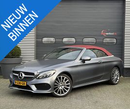 MERCEDES CLASSE C CABRIOLET MERCEDES-BENZ C-KLASSE 200 4MATIC AMG | NAVIGATIE | CAMERA | STOELKOELING & VERWARMING | 19 INCH LICHTMETALEN VELGEN |
