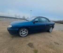 RENAULT MEGANE CABRIOLET RENAULT MÉGANE 1.4 16V AUTH CABRIO EURO 2000 2001 BLAUW — RENAULT — MARKTPLAATS