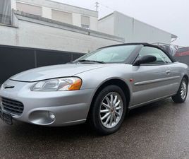 CHRYSLER SEBRING CABRIO 2.7 LX 2. HAND SCHECKHEFT HISTORY