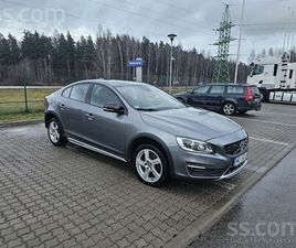 VOLVO S60, CENA 14 000 €. S60 CROSS COUNTRY. 2.4D 5 CILINDRI. LABA VĒJSTIKLS ADAPTĪVĀ - SLUDINĀJUMI