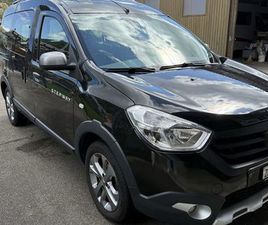 DACIA DOKKER STEPWAY 1.2, SCHWARZ, JG 2015, TOP ZUSTAND!