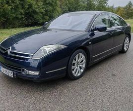 CITROEN C6 3,0 HDI V6 240 KM, NIEBIESKI METALIK, BEZWYPADKOWY, PELEN SERWIS DOBCZYCE - SPRZEDAJEMY.PL