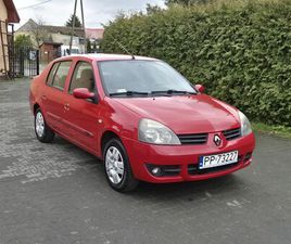 RENAULT SYMBOL RENAULT THALIA 1.2 BENZYNA 2008 SALON POLSKA 2 WLAŚCICIEL KLIMA ISOFIX SZYDLOWO • OLX.PL