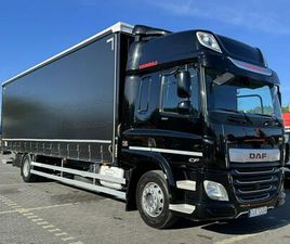 DAF CF DAF CF 320 E6 WINDA FIRANA TYL DRZWI DACH ZSUWANY DLUGI 9.40M 18.320 18000KG KABINA ... WIDELKI