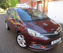 VAUXHALL ZAFIRA 2018 VAUXHALL ZAFIRA TOURER 1.4I 16V TURBO SRI NAV