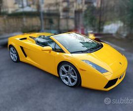 LAMBORGHINI GALLARDO SPYDER LAMBORGHINI GALLARDO SPIDER V10 F1