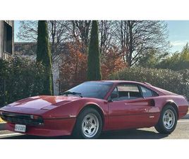 FERRARI 208 1981 FERRARI 208 ROUGE MANUEL, 5 VITESSES CONDUITE À GAUC...