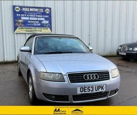 AUDI A4 CABRIOLET 2.4 SPORT CVT 2DR