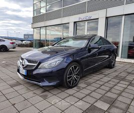 MERCEDES CLASSE E COUPE E 350 E 350D COUPÉ AUTOMATIC SPORT FARILED PELLE TETTO EURO6