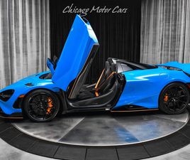 MC LAREN 765 LT 2022 MCLAREN 765LT SPIDER ELITE AMBIENT BLUE PAINT! MSO BLACK PACK! ONLY 8,9