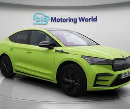 SKODA ENYAQ 82KWH VRS COUPE 5DR ELECTRIC AUTO 4WD (DC175KW) (340 PS)