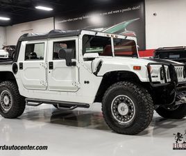 HUMMER H1 2006 HUMMER H1 ALPHA RARE GEN 2 ALL BLACK INTERIOR OPEN TOP, LOW MILES!