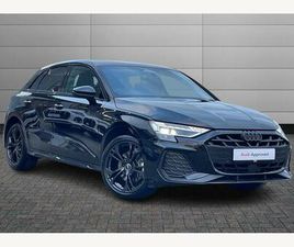 AUDI A3 SPORTBACK 1.5 TFSIE BLACK EDITION SPORTBACK S TRONIC EURO 6 (START/STOP) 5DR 17.9KWH