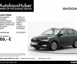 SKODA FABIA COMBI 1.0 TSI CLEVER ALU PDC CARPLAY SHZ