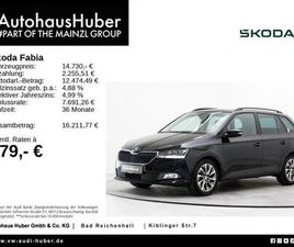 SKODA FABIA COMBI 1.0 TSI CLEVER ALU PDC CARPLAY SHZ