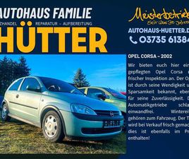 OPEL CORSA SOCIETE OPEL CORSA , AUTOMATIK, STEUERKETTE GEW. UND TÜV NEU