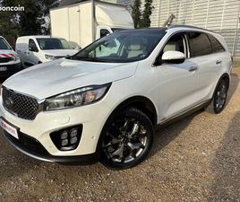 KIA SORENTO KIA SORENTO III 2.2 CRDI 200CH ISG ULTIMATE 4X4 BVA 7 PLACES CAMÉRA 360 TOIT PANORAMIQUE TOIT OUVRANT PREMIÈRE MAIN ENTRETIEN KIA GARANTIE 6 MOIS VISITE 7/7 SUR