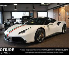 FERRARI 488 SPIDER FERRARI 488 GTB COUPE 3.9I V8 670 - CARBONE - FRANCAISE - SUIVI COMPLET