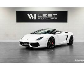 LAMBORGHIN GALLARDO SPYDER LP560-4 - IMMAT FRANCE / LIFT / SIÈGES CHAUFFANTS / 953E/MOIS