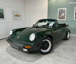 PORSCHE 911 CARRERA 3.2 CABRIOLET 231CH TURBO LOOK / COMMANDE SPÉCIALE / ECHAPPEMENT DANSK / JANTES FUCHS / BLUETOOTH