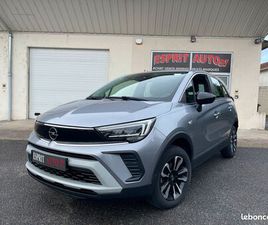 PETIT SUV OPEL CROSSLAND 110 CV ESSENCE TURBO / 2022 / PREMIERE MAIN / CAR-PLAY / GPS / CAMERA / BLUETOOTH / NEUVE