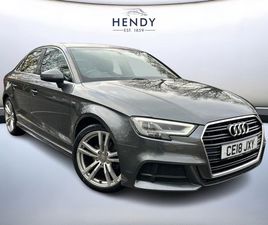 AUDI A3 BERLINE AUDI A3 SALOON 1.5 TFSI S LINE 4DR