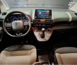 CITROËN BERLINGO TAILLE M BLUEHDI 130 SS BVM6 SHINE FINITION XTR LUDOSPACE, BEIGE, 7 CV, 5 PORTES, PREMIÈRE MISE EN CIRCULATION LE 10/09/2018